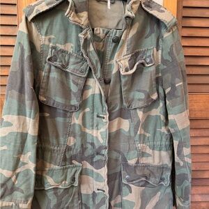 Free people camo jacket